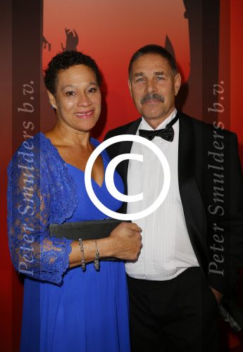 Amsterdam 16 december 2014
Sportman van het jaar verkiezing in de RAI.
Enith Brigitha met partner