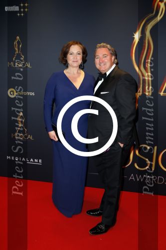 Utrecht 7 januari 2015
Musical awards gala in het Beatrix theater. erwin v Lambaart met vrouw