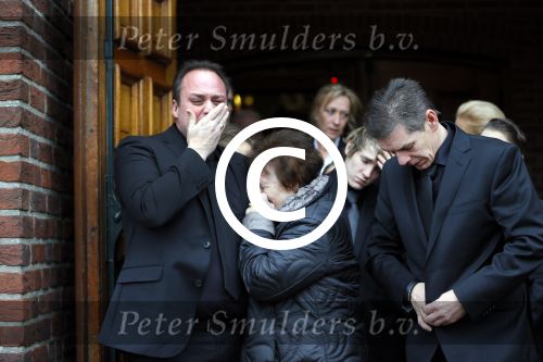 Fijnaart 10 januari 2015                                                                                                     Begrafenis van de vader van Frans en Dorus Bauer; Chris in de kerk in Fijnaart.De moeder van Frans en Mariska en de kinderen zijn natuurlijk aanwezig.