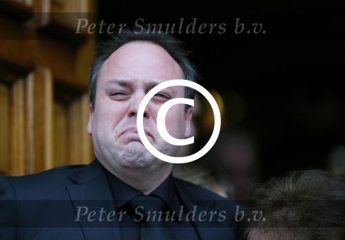 Fijnaart 10 januari 2015                                                                                                     Begrafenis van de vader van Frans en Dorus Bauer; Chris in de kerk in Fijnaart.De moeder van Frans en Mariska en de kinderen zijn natuurlijk aanwezig.