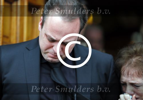 Fijnaart 10 januari 2015                                                                                                     Begrafenis van de vader van Frans en Dorus Bauer; Chris in de kerk in Fijnaart.De moeder van Frans en Mariska en de kinderen zijn natuurlijk aanwezig.