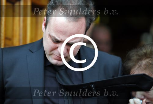Fijnaart 10 januari 2015                                                                                                     Begrafenis van de vader van Frans en Dorus Bauer; Chris in de kerk in Fijnaart.De moeder van Frans en Mariska en de kinderen zijn natuurlijk aanwezig.