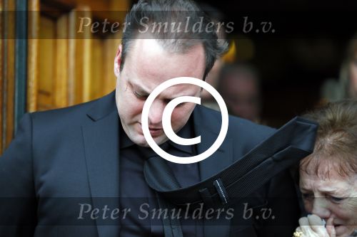 Fijnaart 10 januari 2015                                                                                                     Begrafenis van de vader van Frans en Dorus Bauer; Chris in de kerk in Fijnaart.De moeder van Frans en Mariska en de kinderen zijn natuurlijk aanwezig.