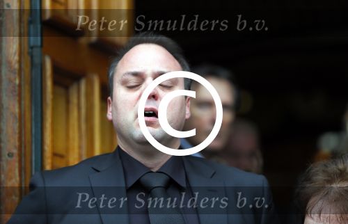 Fijnaart 10 januari 2015                                                                                                     Begrafenis van de vader van Frans en Dorus Bauer; Chris in de kerk in Fijnaart.De moeder van Frans en Mariska en de kinderen zijn natuurlijk aanwezig.