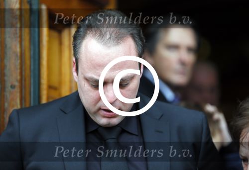 Fijnaart 10 januari 2015                                                                                                     Begrafenis van de vader van Frans en Dorus Bauer; Chris in de kerk in Fijnaart.De moeder van Frans en Mariska en de kinderen zijn natuurlijk aanwezig.