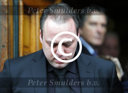 Fijnaart 10 januari 2015                                                                                                     Begrafenis van de vader van Frans en Dorus Bauer; Chris in de kerk in Fijnaart.De moeder van Frans en Mariska en de kinderen zijn natuurlijk aanwezig.