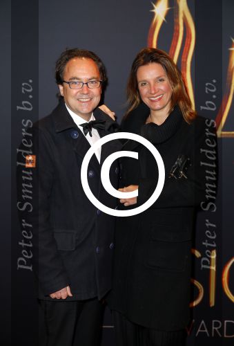 Utrecht 7 januari 2015
Musical awards gala in het Beatrix theater.
Fred Boot met vrouw
