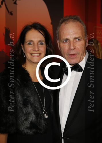 Amsterdam 16 december 2014
Sportman van het jaar verkiezing in de RAI
NOS directeur Gerard Dielessen met partner Kaja