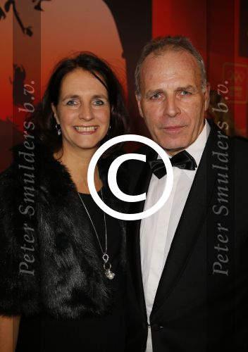 Amsterdam 16 december 2014
Sportman van het jaar verkiezing in de RAI
NOS directeur Gerard Dielessen met partner Kaja