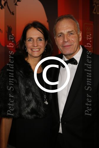 Amsterdam 16 december 2014
Sportman van het jaar verkiezing in de RAI
NOS directeur Gerard Dielessen met partner Kaja