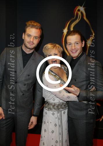 Utrecht 7 januari 2015
Musical awards gala in het Beatrix theater.
Guido Spek Vera Mann en Jim Bakkum