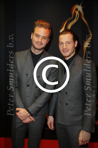 Utrecht 7 januari 2015
Musical awards gala in het Beatrix theater.
Guido Spek Vera Mann en Jim Bakkum