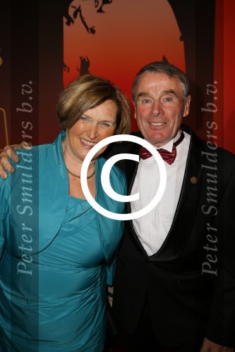 Amsterdam 16 december 2014
Sportman van het jaar verkiezing in de RAI.
Hennie Kuiper met partner