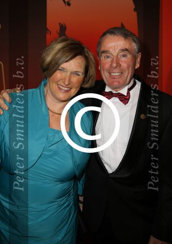Amsterdam 16 december 2014
Sportman van het jaar verkiezing in de RAI.
Hennie Kuiper met partner