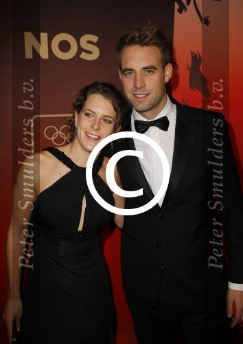 Amsterdam 16 december 2014
Sportman van het jaar verkiezing in de RAI.
Ireen Wuust met partner Bastiaan