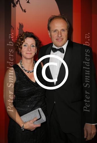 Amsterdam 16 december 2014
Sportman van het jaar verkiezing in de RAI.
Jac Orie  met partner