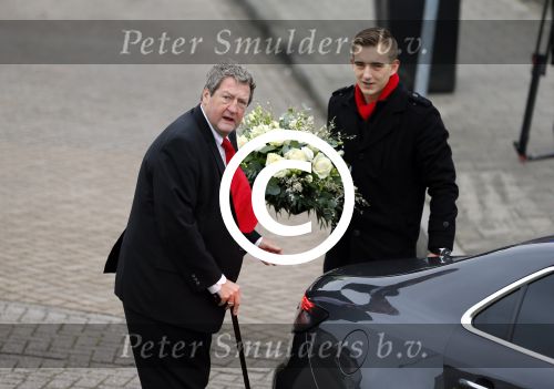 Fijnaart 10 januari 2015Begrafenis van de vader van Frans en Dorus Bauer; Chris in de kerk in Fijnaart.De moeder van Frans en Mariska en de kinderen zijn natuurlijk aanwezig. Jacques Senf