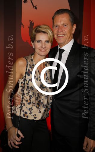 Amsterdam 16 december 2014
Sportman van het jaar verkiezing in de RAI.
Jan Willem Bruggenwirth met zijn vrouw Francis Bruggenwirth