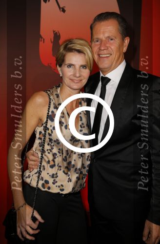 Amsterdam 16 december 2014
Sportman van het jaar verkiezing in de RAI.
Jan Willem Bruggenwirth met zijn vrouw Francis Bruggenwirth
