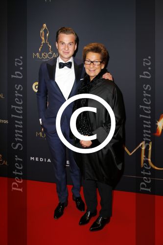 Utrecht 7 januari 2015
Musical awards gala in het Beatrix theater. Janine en Vincent v d Ende