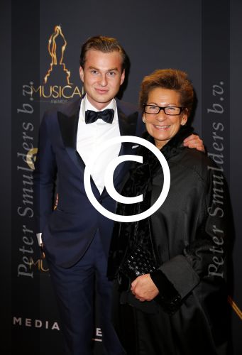 Utrecht 7 januari 2015
Musical awards gala in het Beatrix theater. Janine en Vincent v d Ende