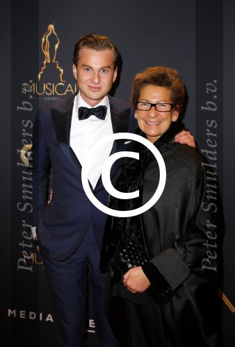 Utrecht 7 januari 2015
Musical awards gala in het Beatrix theater. Janine en Vincent v d Ende