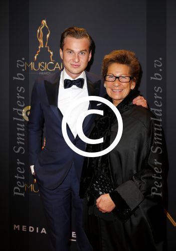 Utrecht 7 januari 2015
Musical awards gala in het Beatrix theater. Janine en Vincent v d Ende
