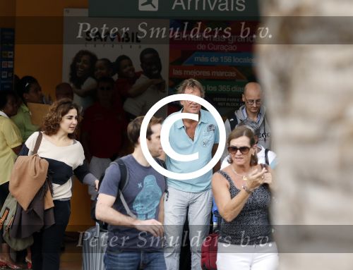 Curacao 1 januari 2015
Jeroen Pauw arriveert met zijn vriendin Nimet Groeneweg op  vliegveld Hato om hier samen met haar een vakantie te vieren.