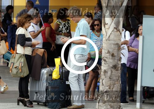 Curacao 1 januari 2015
Jeroen Pauw arriveert met zijn vriendin Nimet Groeneweg op  vliegveld Hato om hier samen met haar een vakantie te vieren.
