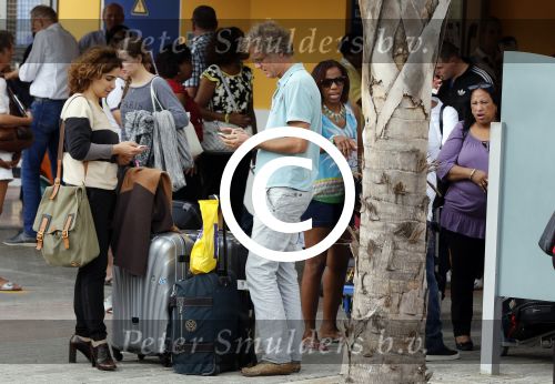 Curacao 1 januari 2015
Jeroen Pauw arriveert met zijn vriendin Nimet Groeneweg op  vliegveld Hato om hier samen met haar een vakantie te vieren.