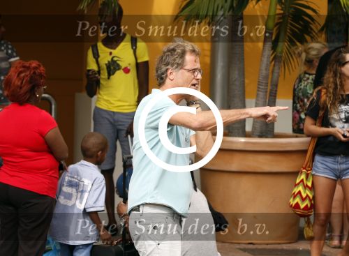 Curacao 1 januari 2015
Jeroen Pauw arriveert met zijn vriendin Nimet Groeneweg op  vliegveld Hato om hier samen met haar een vakantie te vieren.