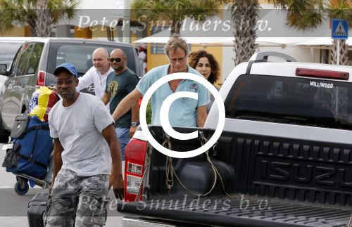 Curacao 1 januari 2015
Jeroen Pauw arriveert met zijn vriendin Nimet Groeneweg op  vliegveld Hato om hier samen met haar een vakantie te vieren.