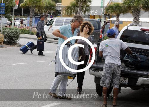 Curacao 1 januari 2015
Jeroen Pauw arriveert met zijn vriendin Nimet Groeneweg op  vliegveld Hato om hier samen met haar een vakantie te vieren.