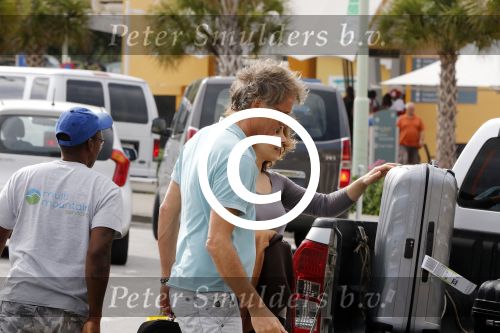 Curacao 1 januari 2015
Jeroen Pauw arriveert met zijn vriendin Nimet Groeneweg op  vliegveld Hato om hier samen met haar een vakantie te vieren.