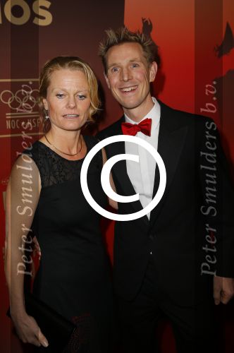 Amsterdam 16 december 2014
Sportman van het jaar verkiezing in de RAI.
Jochem Uytdehaage en partner Danielle Mouissie