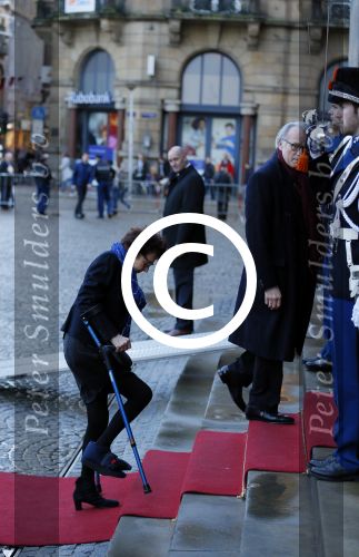 Amsterdam 13 januari 2015
Nieuwjaarsreceptie Koning Willem Alexander en Koningin Maxima in het paleis op de dam.