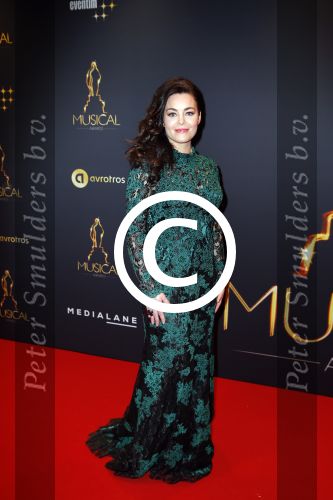 Utrecht 7 januari 2015
Musical awards gala in het Beatrix theater.
Kim Lian v d Meij met vader