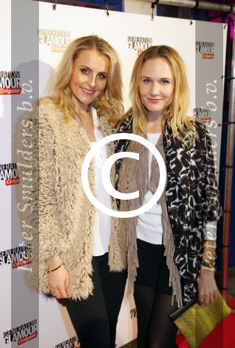 Amsterdam 8 januari 2013
Feestje Glamour in het blauwe theehuis. Kimberly Klaver met een vriendin