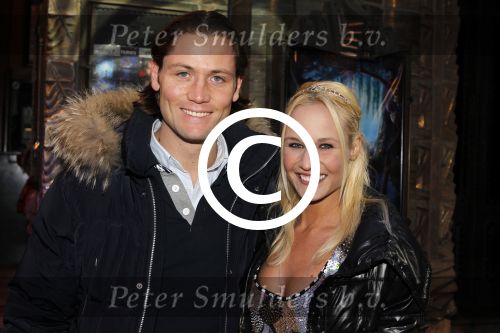 Amsterdam 30 januari 2010
Premiere de prinses en de kikker in Tuschinski. Kimberly Klaver met vriend
Peter Smulders bv