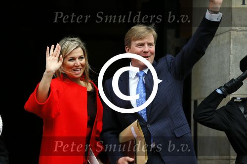 Amsterdam 13 januari 2015
Nieuwjaarsreceptie Koning Willem Alexander en Koningin Maxima in het paleis op de dam.