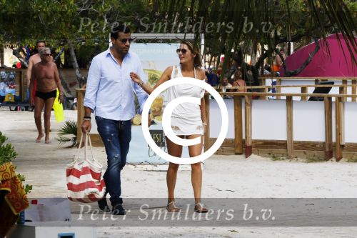Curacao 27 december 2014
Kristel Hoekstra met vriend bij Zest op Curacao.