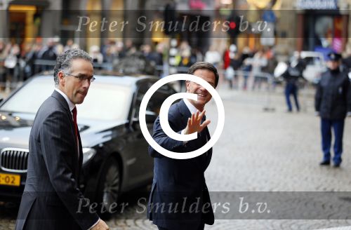 Amsterdam 13 januari 2015
Nieuwjaarsreceptie Koning Willem Alexander en Koningin Maxima in het paleis op de dam.
Mark Rutte