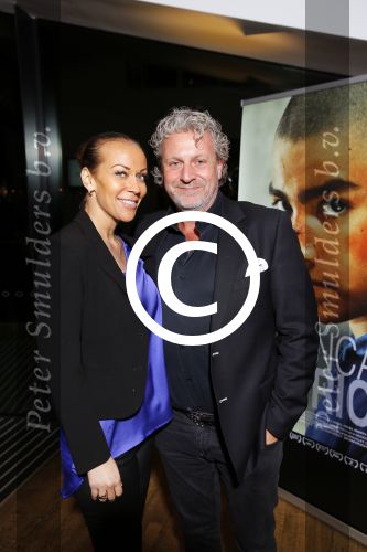 Amsterdam 14 januari 2015
Premiere Greencard warriors van Miriam Kruishoop in het eye theater.
Mark Teurlings met partner Yvette