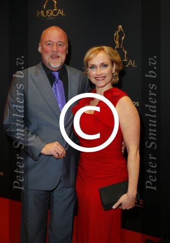 Utrecht 7 januari 2015
Musical awards gala in het Beatrix theater. Marleen v d Loo en Jeroen Phaff