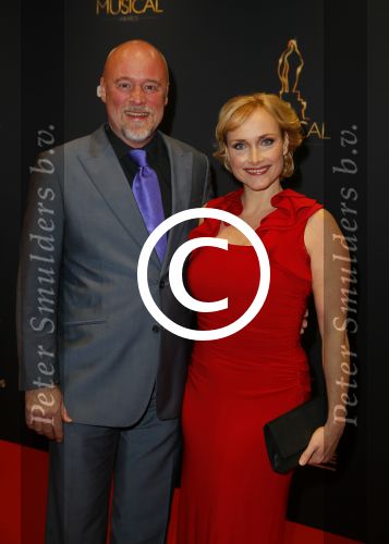 Utrecht 7 januari 2015
Musical awards gala in het Beatrix theater. Marleen v d Loo en Jeroen Phaff