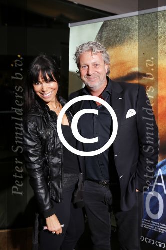 Amsterdam 14 januari 2015
Premiere Greencard warriors van Miriam Kruishoop in het eye theater.
Mark Teurlings met partner Yvette