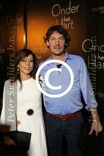 Amsterdam 12 januari 2015
Premiere onder het hart in het Anne theater.
Nadja Hupscher met partner
