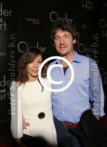 Amsterdam 12 januari 2015
Premiere onder het hart in het Anne theater.
Nadja Hupscher met partner