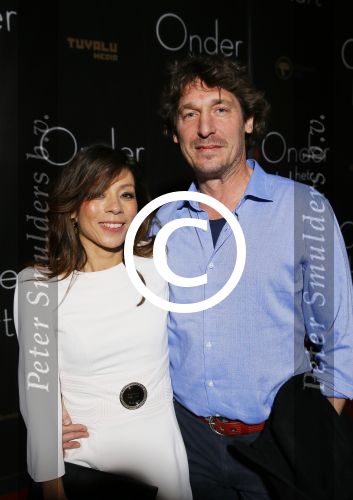 Amsterdam 12 januari 2015
Premiere onder het hart in het Anne theater.
Nadja Hupscher met partner