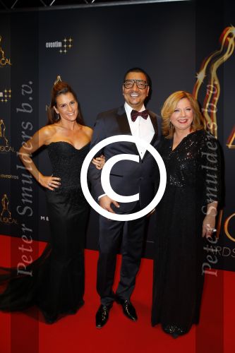 Utrecht 7 januari 2015
Musical awards gala in het Beatrix theater.
Loretta Schrijver Quinty Trustfull en Jurgen raymann